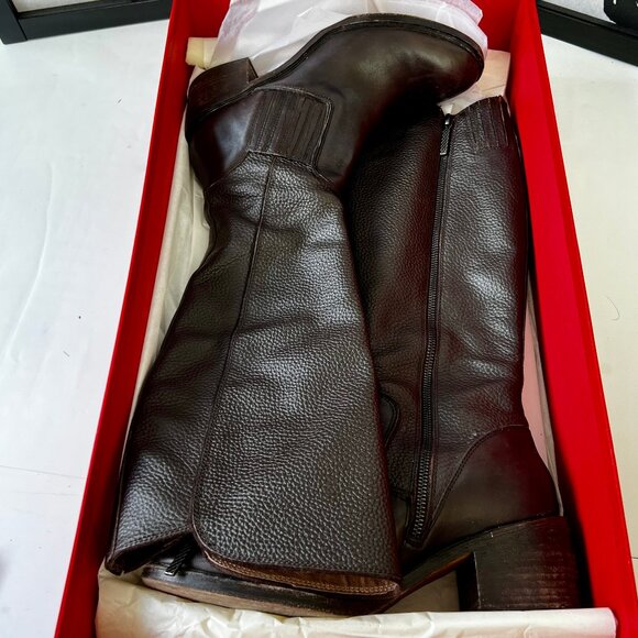 Donald J. Pliner Brown Heeled Boots - Picture 11 of 11